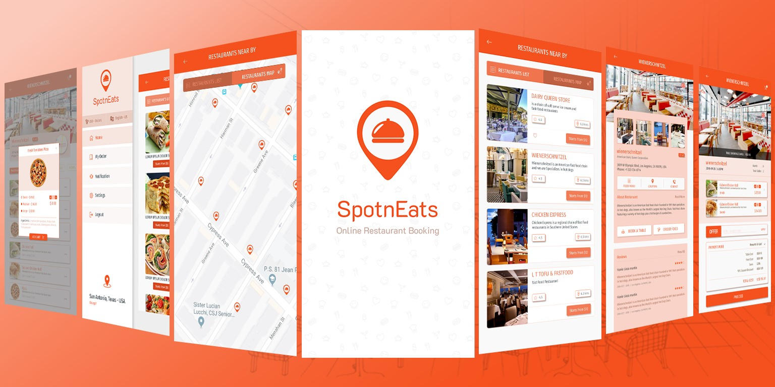 SpotnEats -  UberEats Clone App Solution 